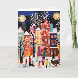 Abstracte ontwerp kerstkaart feestdagen kaart