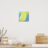 abstracte ontwerp kunst poster (Keuken)