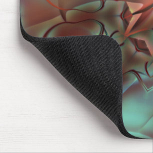 Abstracte ontwerpen in de vorm van gefronst glas b muismat