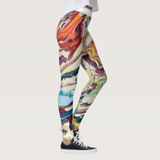 abstracte ontwerppatronen leggings