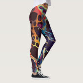 abstracte ontwerppatronen leggings (Rechts)