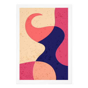 Abstracte ontwerpvormen foto afdruk