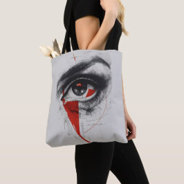 Abstracte Oog Canvas Tas
