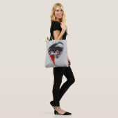 Abstracte Oog Canvas Tas (Op model)