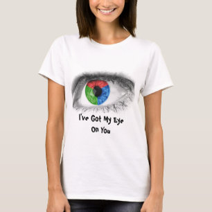 Abstracte oog - ik heb mijn oog op je t-shirt