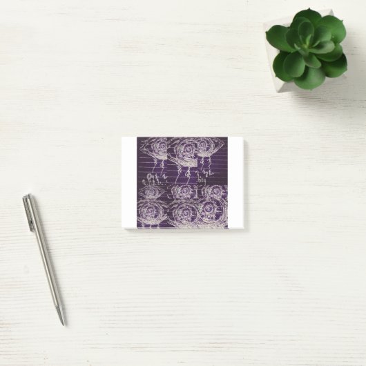 Abstracte oog post-it® notes (Kantoor)