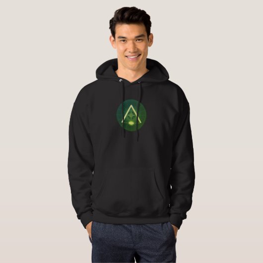Abstracte Oog Symbool Heren T-Shirt | Minimalistis (Voorkant volledig)