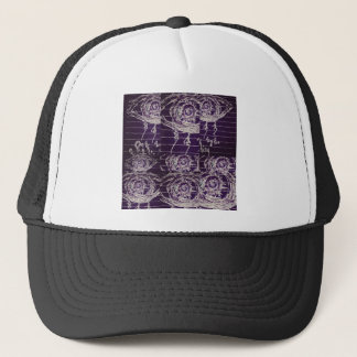 Abstracte oog trucker pet