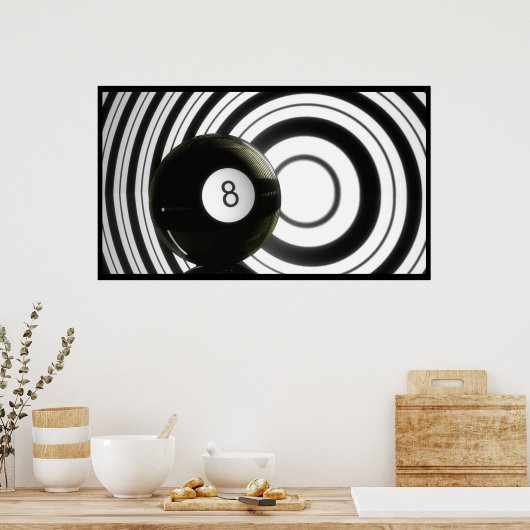 Abstracte oogbal poster (Keuken)