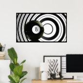 Abstracte oogbal poster (Thuiskantoor)