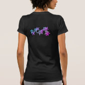 Abstracte oorbare kunst met sterren t-shirt (Achterkant)