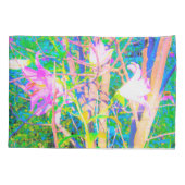 Abstracte oosterse lilies in mijn Rubio Garden Kussensloop (Achterkant)