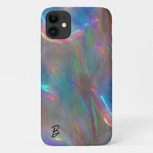 Abstracte Opal gepersonaliseerde telefoonhoes Case-Mate iPhone Case (Achterkant)