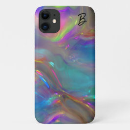 Abstracte Opal gepersonaliseerde telefoonhoes Case-Mate iPhone Case