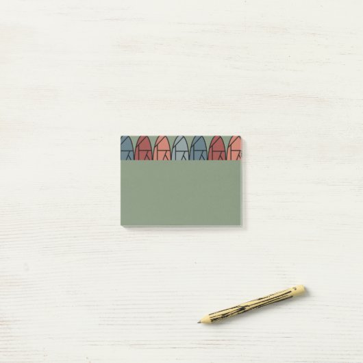 Abstracte openingen post-it® notes (Op bureau)
