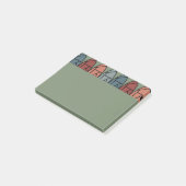 Abstracte openingen post-it® notes (Schuin)