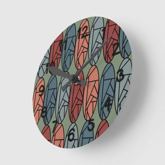 Abstracte openingen ronde klok (Hoek)