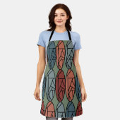 Abstracte openingen schort (Gedragen)