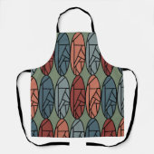 Abstracte openingen schort (Voorkant)