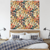 Abstracte opgespannen canvasprint canvas afdruk (Insitu (Slaapkamer))