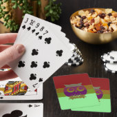Abstracte oplegkaarten pokerkaarten (Insitu)