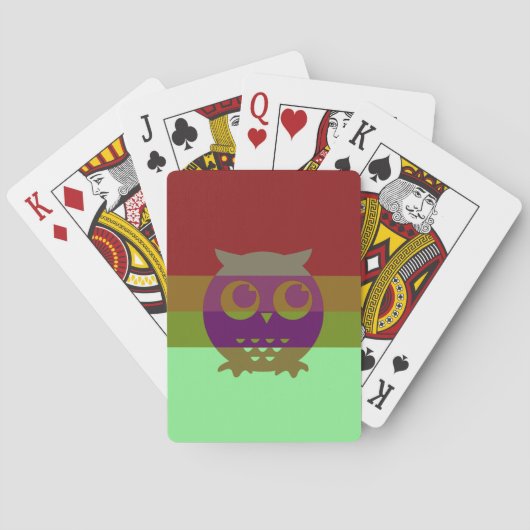 Abstracte oplegkaarten pokerkaarten (Achterkant)