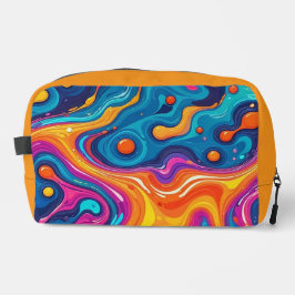 Abstracte oppervlakte kunstwerk 1200 - Toilettas Toilettasje