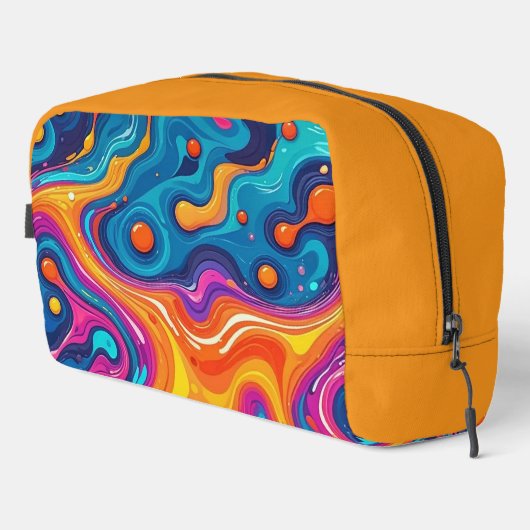 Abstracte oppervlakte kunstwerk 1200 - Toilettas Toilettasje (Rechterhoek)