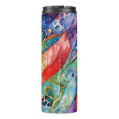 Abstracte oppervlakte kunstwerk 1207 - Thermische  Thermosbeker (Achterkant)