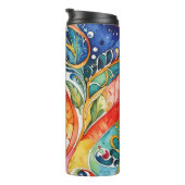 Abstracte oppervlakte kunstwerk 1207 - Thermische  Thermosbeker (Geroteerd rechts)