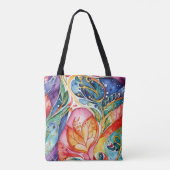 Abstracte oppervlakteillustraties 1207 - Canvas ta Tote Bag (Achterkant)