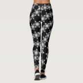 Abstracte optische illusie leggings (Achterkant)