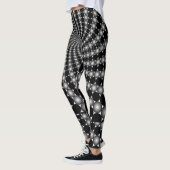 Abstracte optische illusie leggings (Links)