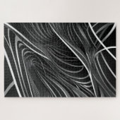 Abstracte optische illusie legpuzzel (Horizontaal)