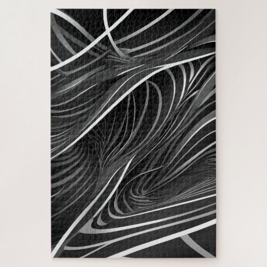 Abstracte optische illusie legpuzzel (Verticaal)