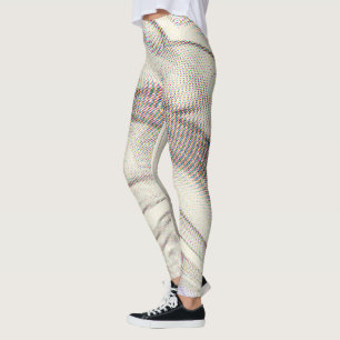 Abstracte optische illusie Trippy Leggings