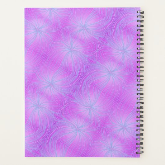 Abstracte optische lijnillusie planner (Achterkant)