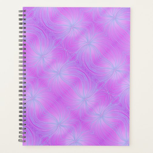 Abstracte optische lijnillusie planner (Voorkant)