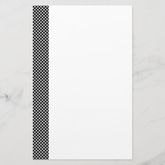 Abstracte optische Stippen Briefpapier (Voorkant)