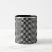 Abstracte optische Stippen keramische Mok (Midden)