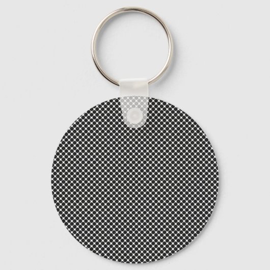 Abstracte optische stippen sleutelhanger (Voorkant)