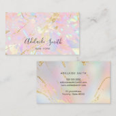 abstracte optische textuur visitekaartje (Voorkant / Achterkant)