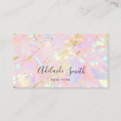 abstracte optische textuur visitekaartje (Voorkant)