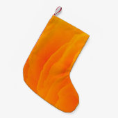 Abstracte oranje achtergrond kleurrijk kleine kerstsok (Voorkant (Hangend))