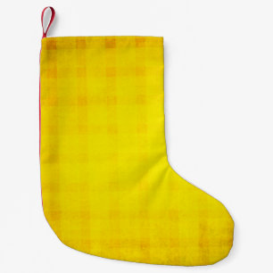 abstracte oranje achtergrond met  grijpboog kleine kerstsok