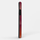 abstracte oranje en roze iphone hoes (Achterkant/rechts)