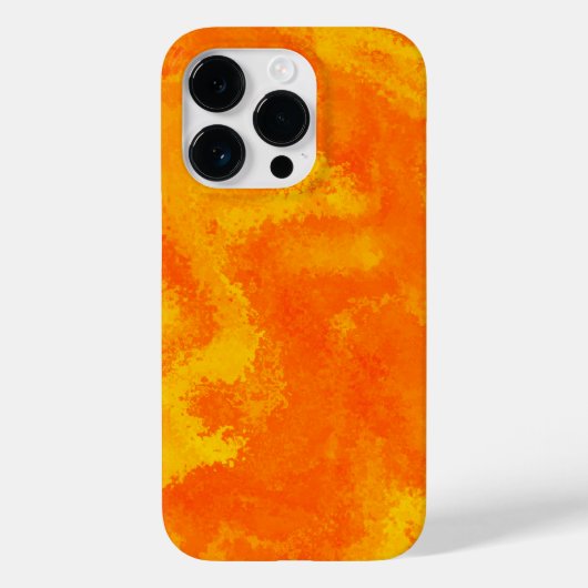 Abstracte Oranje Gele Diffusie Case-Mate iPhone Case (Achterkant)