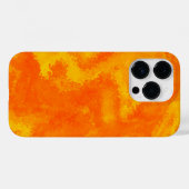 Abstracte Oranje Gele Diffusie Case-Mate iPhone Case (Achterkant (horizontaal))