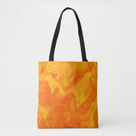 Abstracte Oranje Gele Diffusie Tote Bag