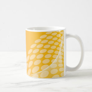 Abstracte Oranje geometrische keramische Mok